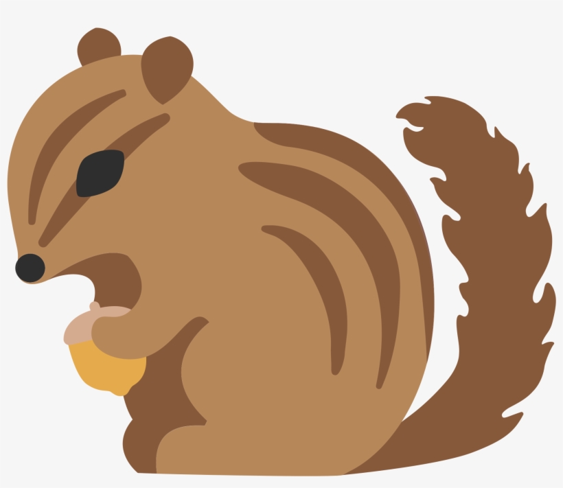 Open - Squirrel Emoji, transparent png