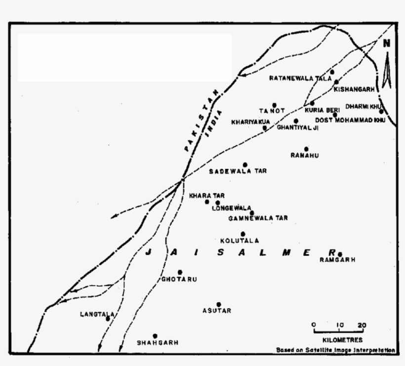 Palaeochannels Of The Saraswati River In Western Part - Jaisalmer District, transparent png