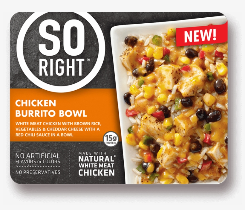 We Sliced Up A Piece Of All White Meat Chicken And - So Right Frozen Meals, transparent png