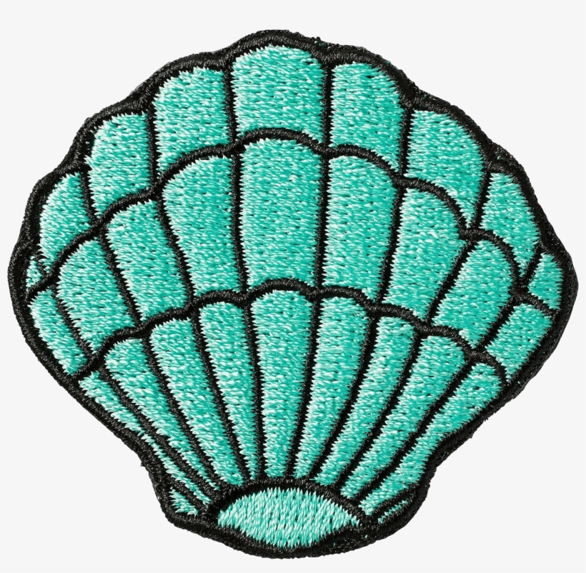 Seashell Sticker Patch - Seashell Card, transparent png