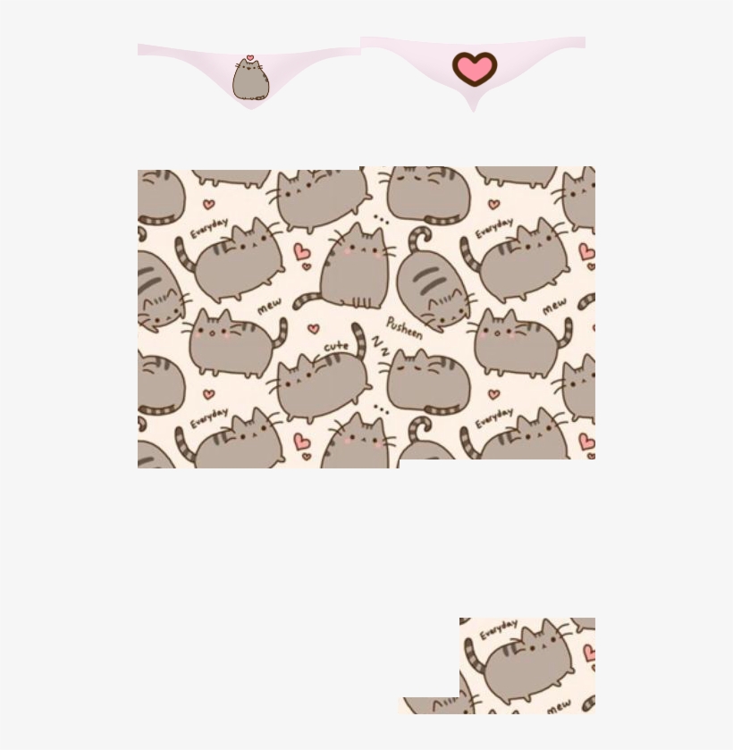 Customstockings1 - Pusheen Cat Arka Plan, transparent png