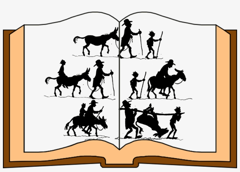 The Man, The Boy And The Donkey - Magazine, transparent png