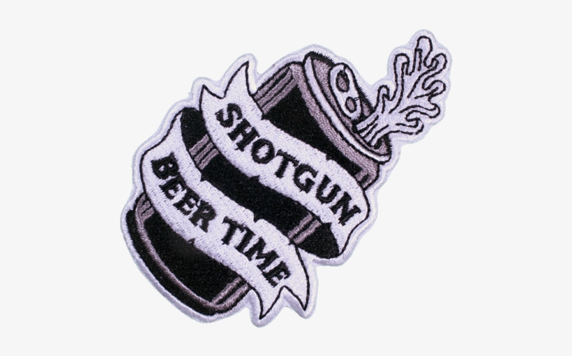'shotgun Beer Time' Patch - Beer, transparent png