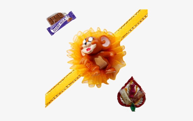 Cute Jerry Kids Rakhi - Rakhdi, transparent png