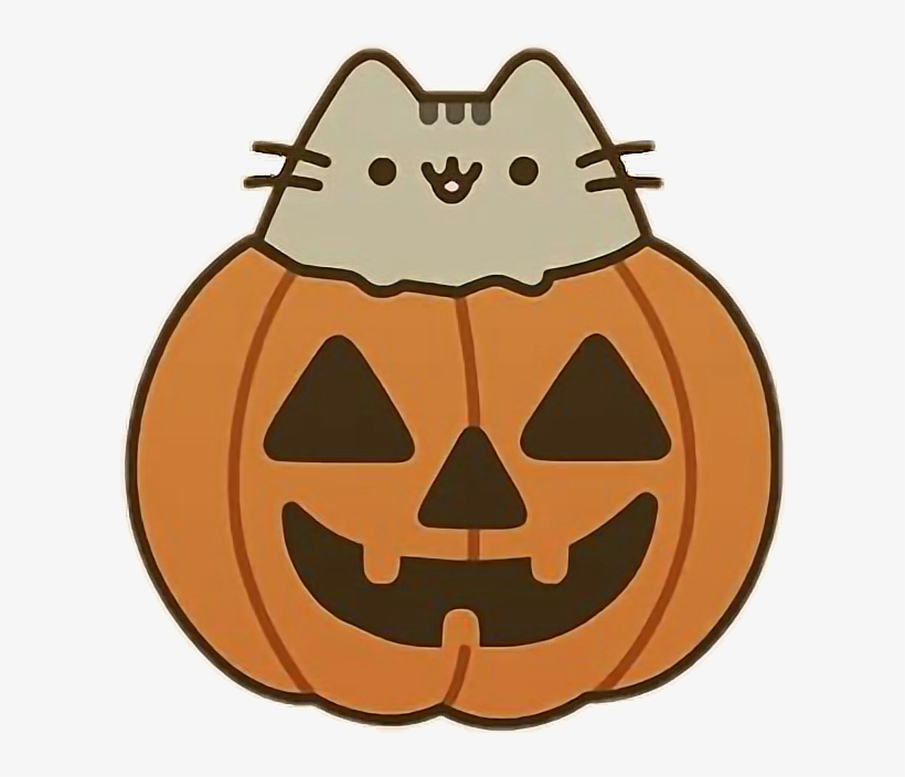 Free Download Pusheen Sticky Notes Clipart Pusheen - Pusheen Halloween Png, transparent png
