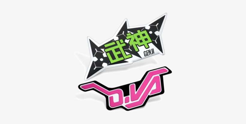 Powerangel Overwatch Genji D - Sticker, transparent png