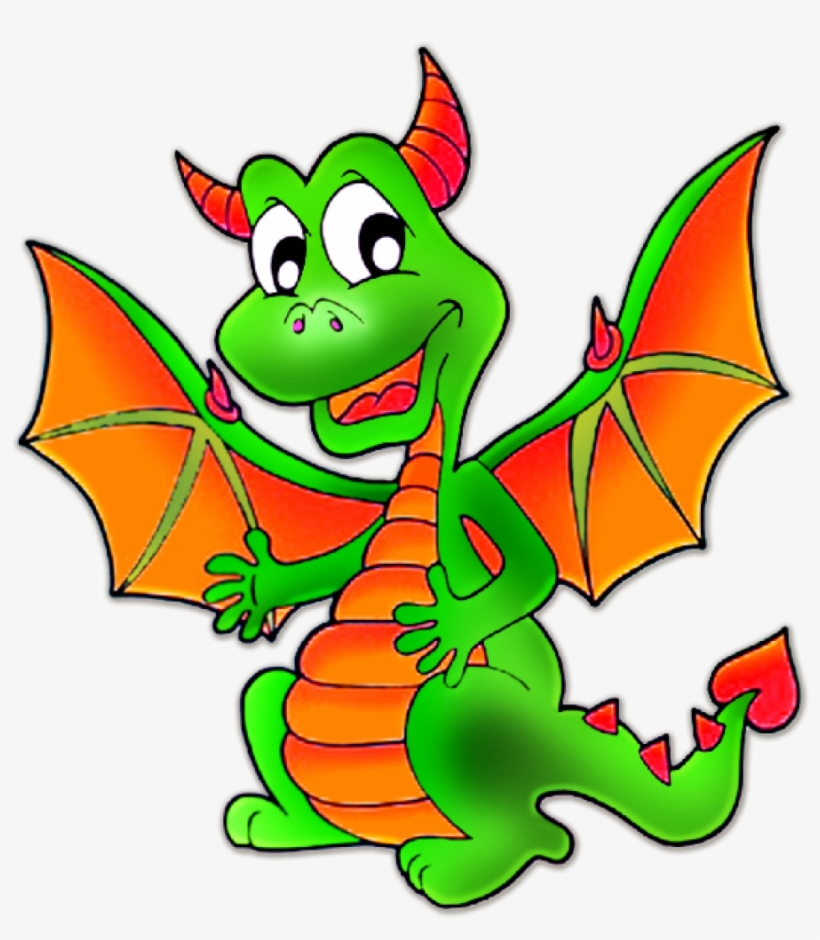 Girl Turkey Png Free Library - Cartoon Picture Of A Dragon, transparent png