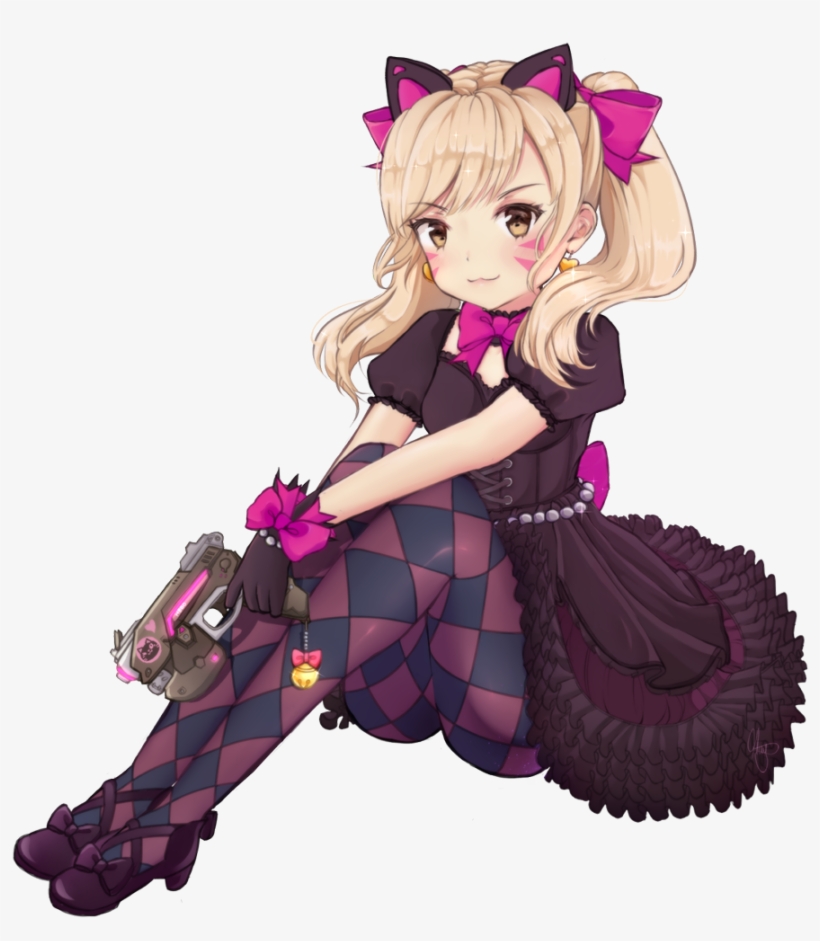 Mayu ♡ On Twitter - Black Cat Dva Png, transparent png