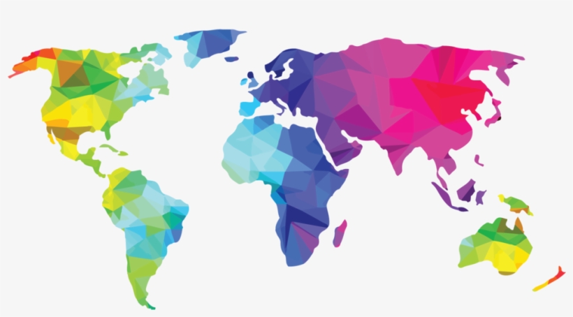 Global Affiliate World - Black World Map Silhouette, transparent png