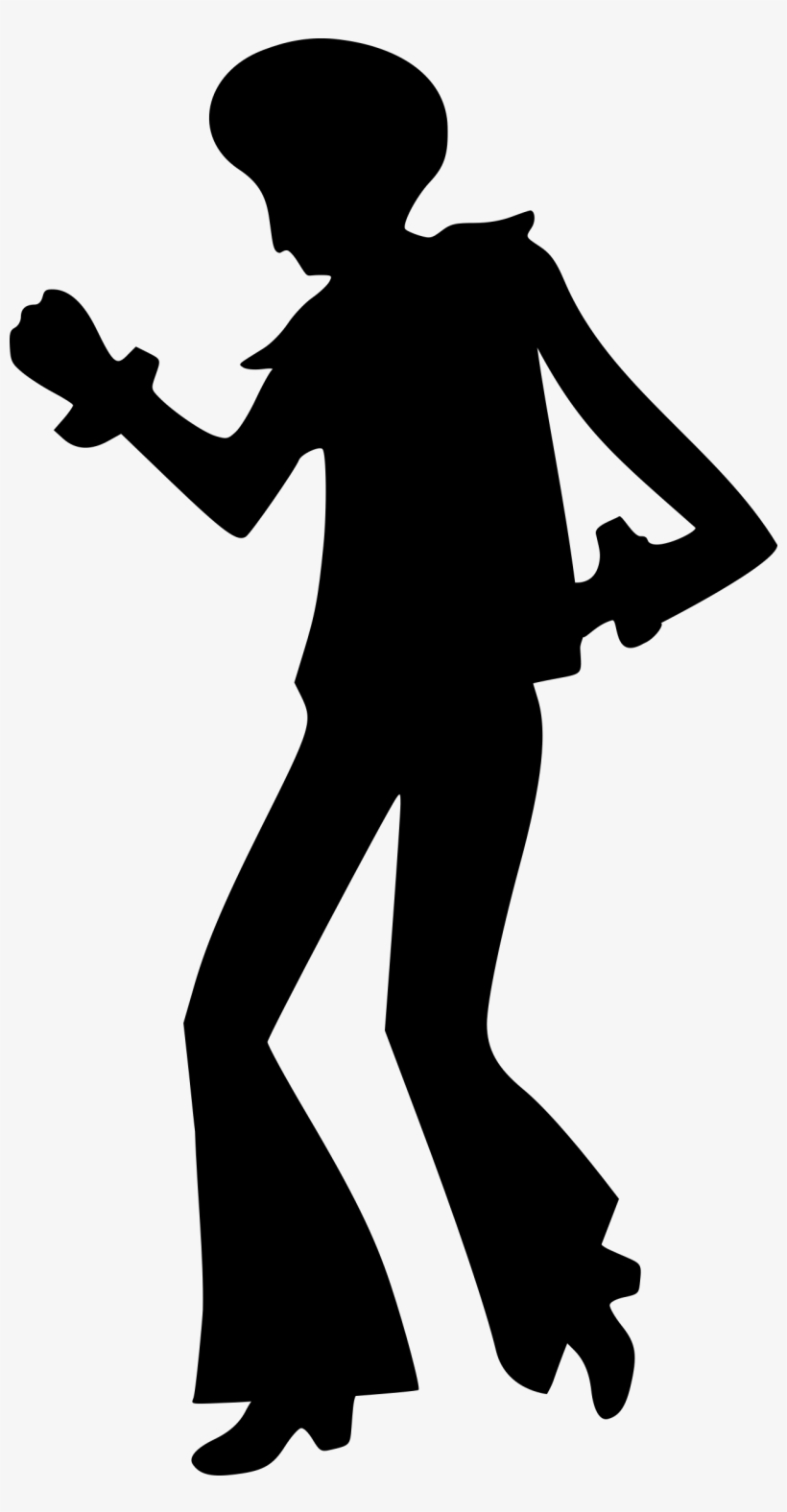 Afro Clip Art - Silhouette Disco, transparent png