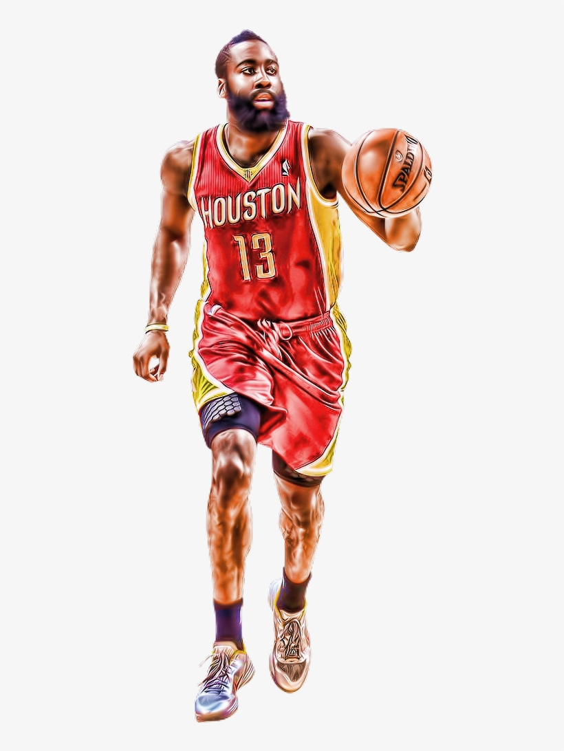Jpg Black And White Stock Basketball Player Transprent - James Harden Transparent Png, transparent png