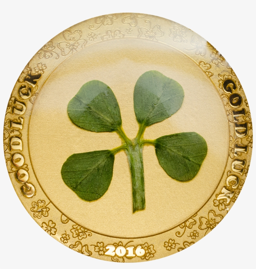 Four-leaf - Coin, transparent png
