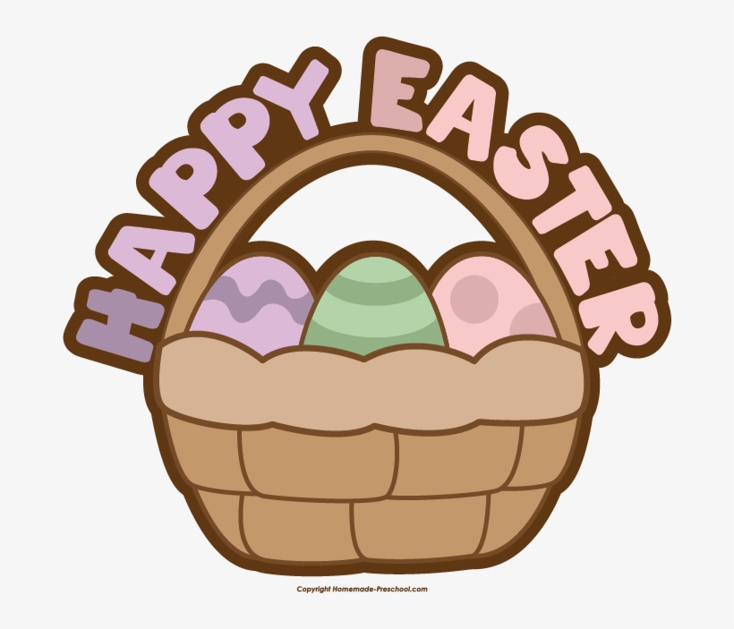 Free Easter Basket Clipart Image Free Library - Happy Easter Basket Clipart, transparent png