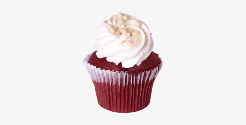 Red Velvet Cupcake Png, transparent png