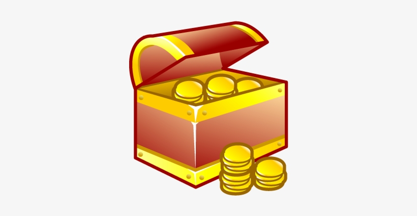Available In 9 Sizes - Treasure Chest Icon Png, transparent png