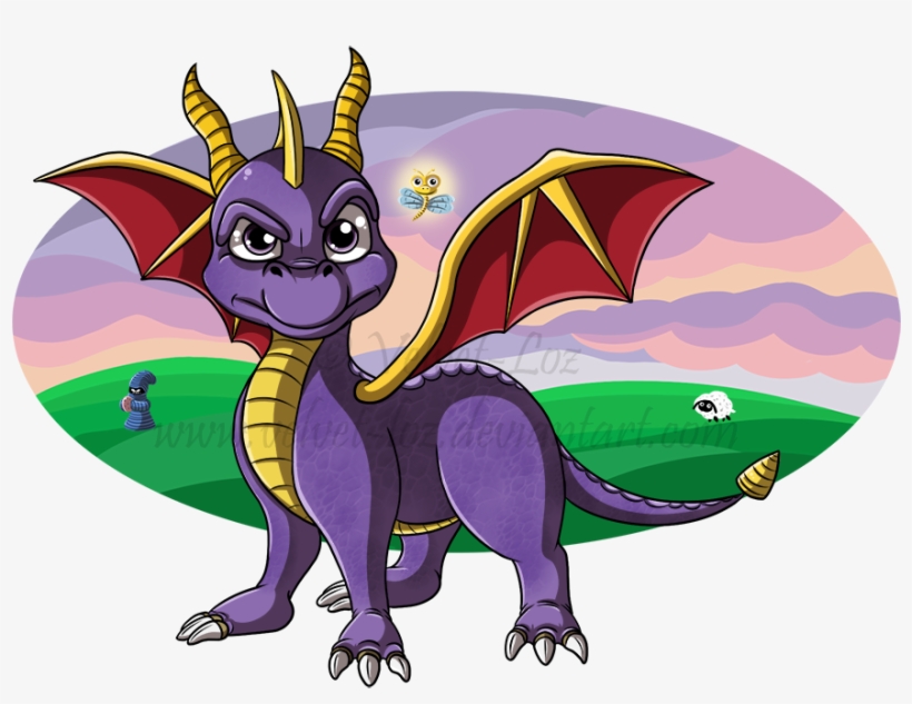Spyro The Dragon By Velvet - Spyro The Dragon Clip Art, transparent png