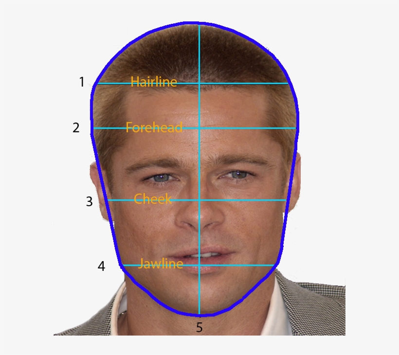 Brad Pitt Large - Hairstyle, transparent png
