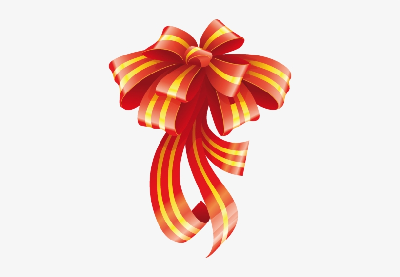 Christmas Ribbon Stickers - Christmas Ribbon, transparent png