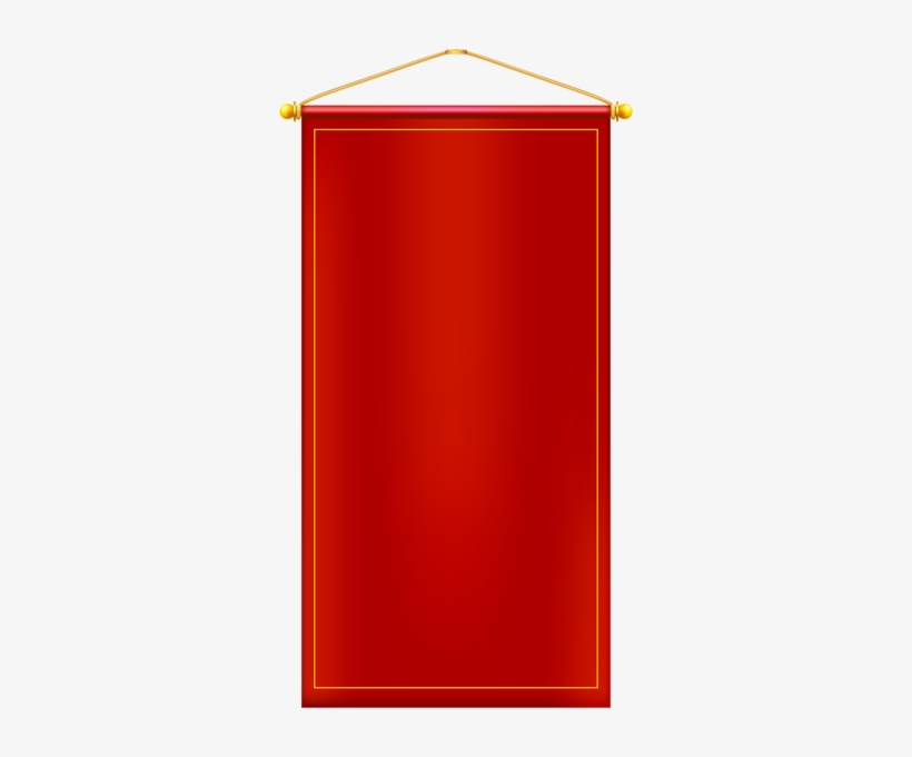 Red Banner Png - Carmine, transparent png