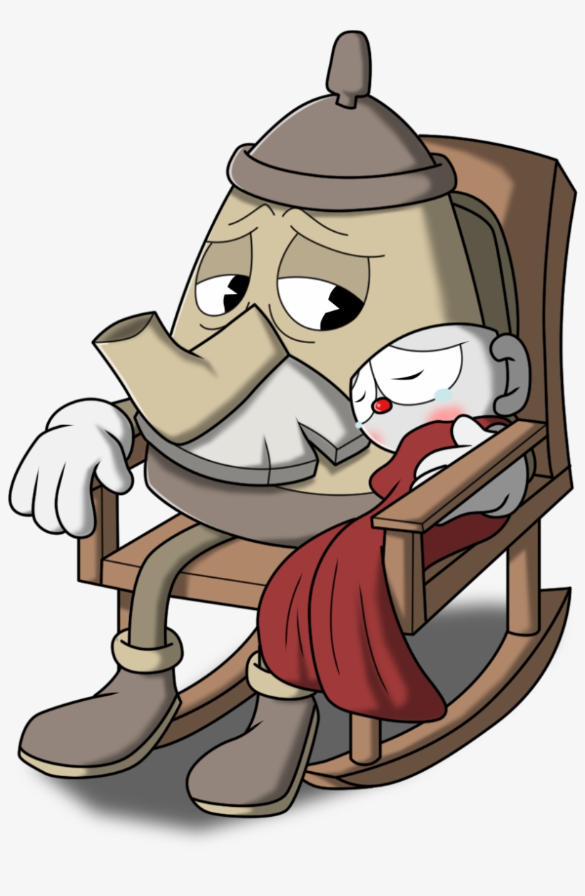 There's A Title Here Somewhere I Just Imagined A Little - Cuphead Elder Kettle Boss, transparent png
