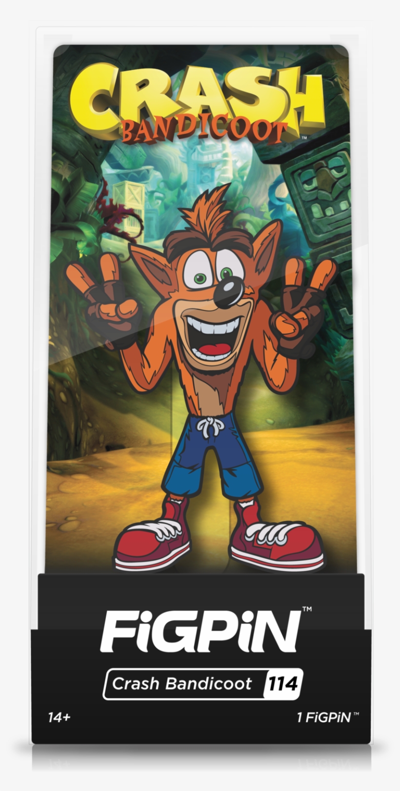 Crash Bandicoot - Assassin's Creed Figpin - Connor, transparent png