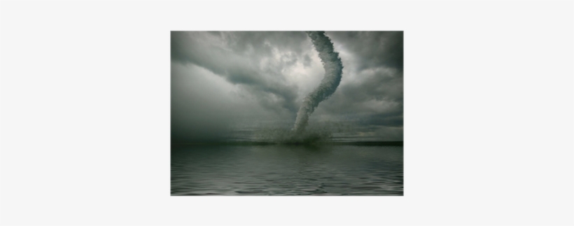 Tornado Storm Road Wind 16x12 Print Poster, transparent png