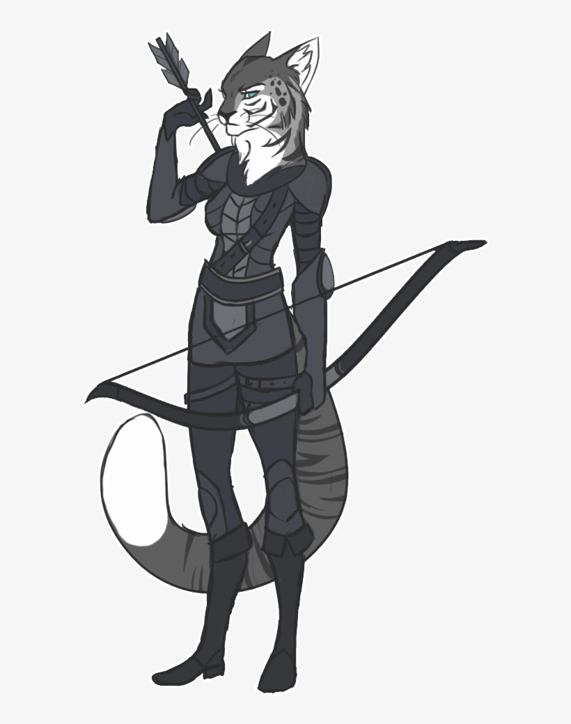 Communism Drawing Skyrim - Black And White Khajiit, transparent png