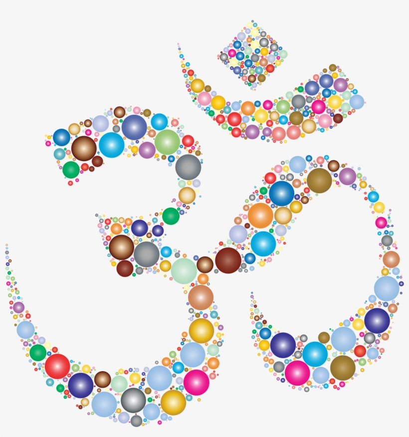 This Free Icons Png Design Of Prismatic Om Symbol Circles, transparent png