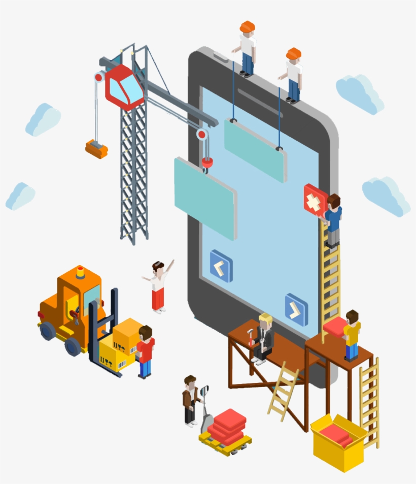 Custom Mobile Application Development - Web Under Construction Png, transparent png