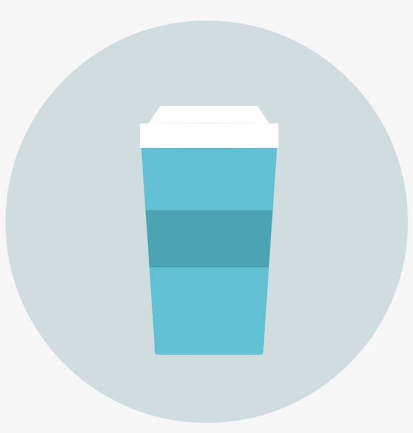 Free Coffee - Coffee Png In A Circle, transparent png