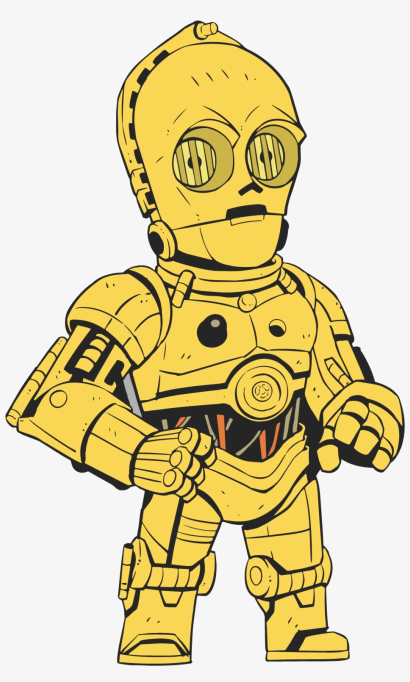 The 2017 Star Wars Celebration Orlando Pin Collection - Star Wars Cartoon C3po, transparent png