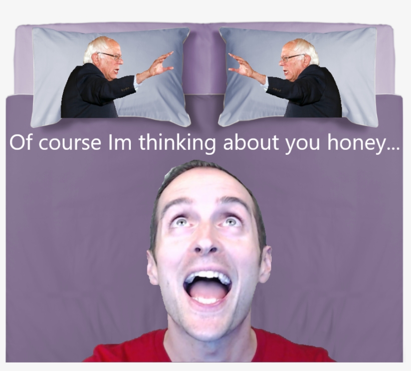 We Know You Love @berniesanders Jerry - Bed, transparent png