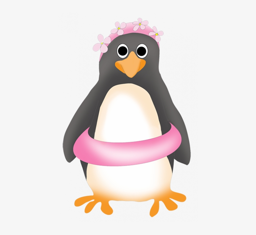 Penguin Clipart - Summer Animal Clip Art, transparent png