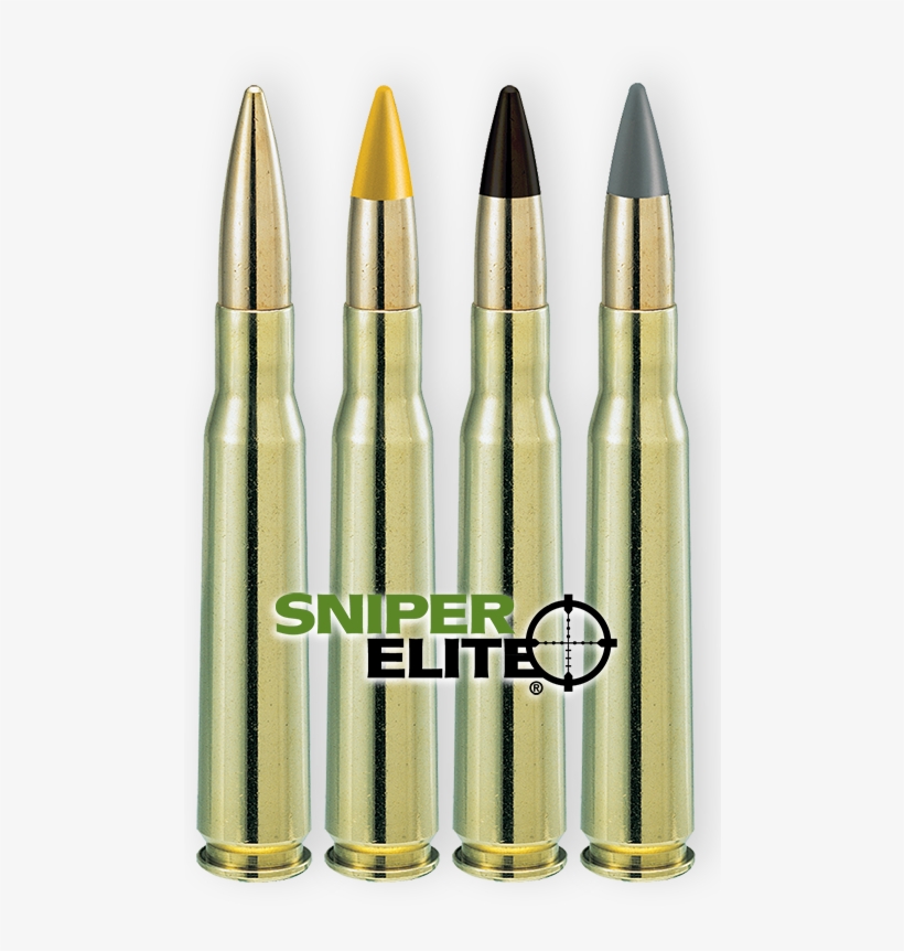 The Sniper Elite® Ball And Ap Cartridges Provide Low - Bullet, transparent png