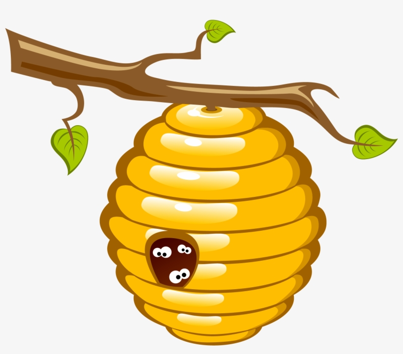 Honey Bee Beehive Clip Art - Bee Clip Art, transparent png