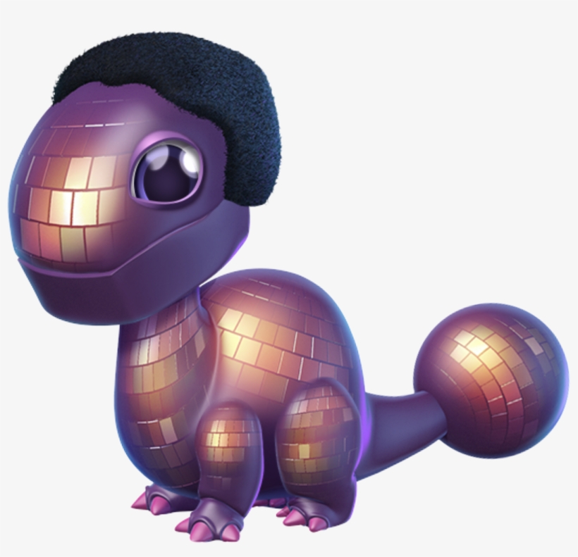 Disco Ball Dragon Baby - Dragon Mania Legends Disco Dragon, transparent png