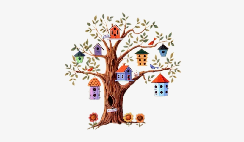 Birdhouses-oaktree - Png Birdhouse, transparent png