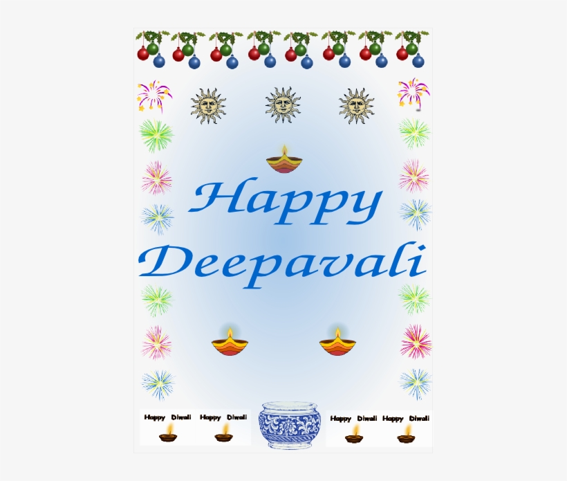 File - Deepavali-greetings - Easter Family Shocker 3 Card, transparent png