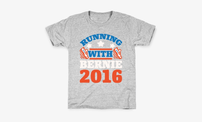 Running With Bernie 2016 Kids T-shirt - Cowardly Dog T-shirt: Funny T-shirt From Lookhuman., transparent png