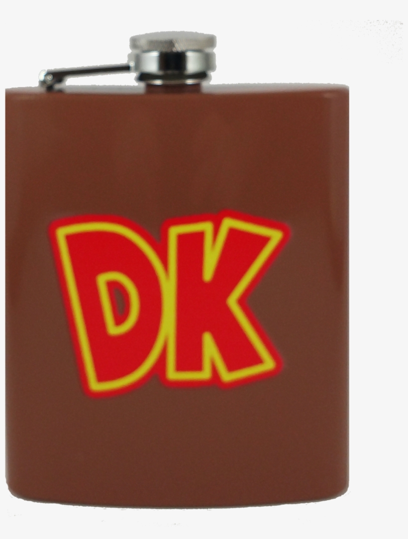 Donkey Kong Flask - Donkey Kong Barrels .png, transparent png