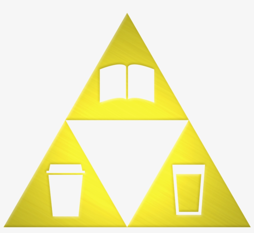 Class Coffee Beer Triforce - Triangle, transparent png