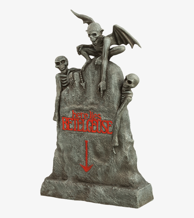 Beetlejuice - Beetlejuice - Tombstone Statue, transparent png