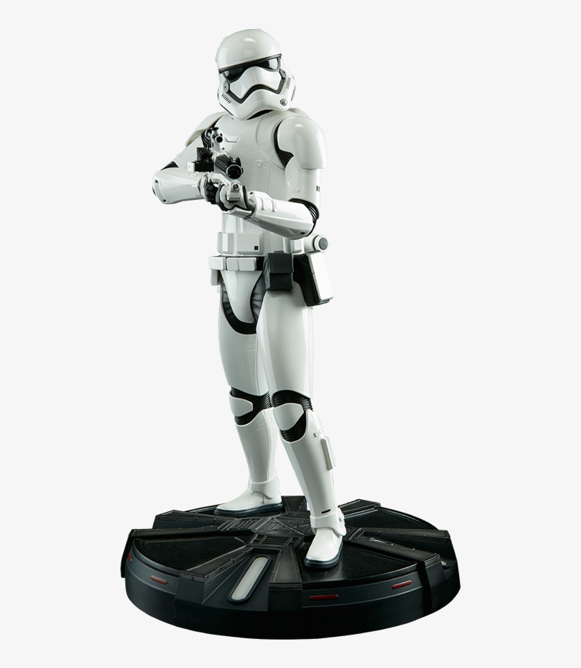 First Order Stormtrooper Statue - Star Wars - First Order Stormtrooper Premium Format, transparent png