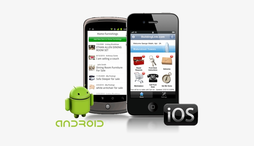 Mobile Applications - Building Link, transparent png