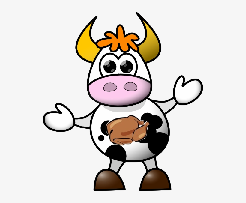 Meditations Of My Heart » Blog Archive » Turkey Cows - Cartoon Cow, transparent png