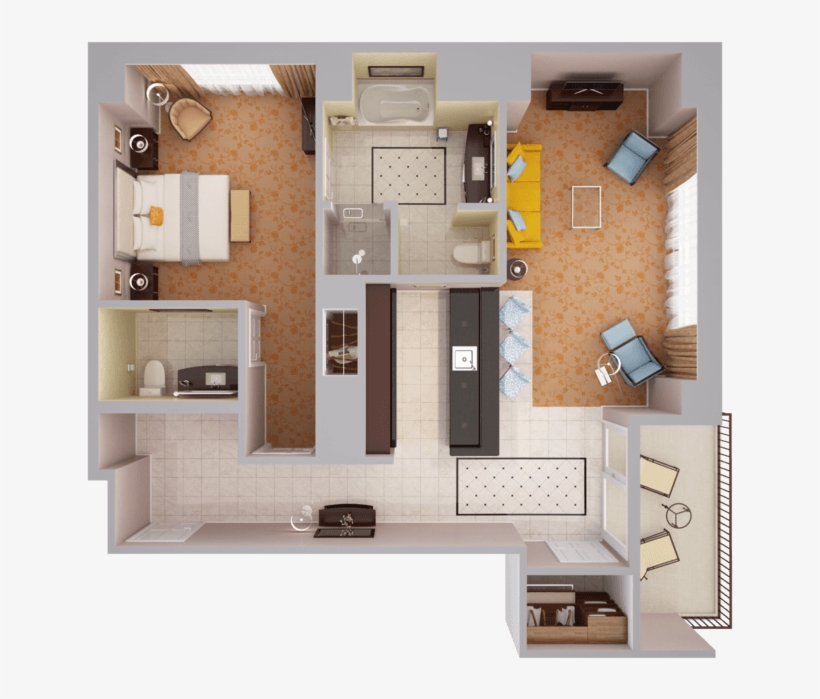 Want To See Moreview 3d Floor Plans - Chairman Room Layout, transparent png