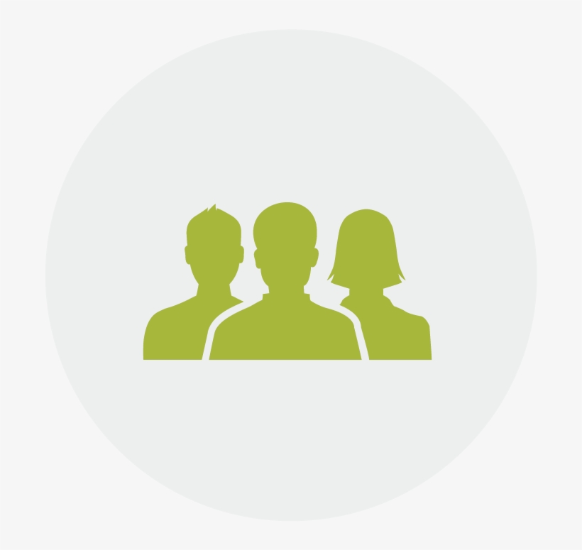 Group Of People Silhouette - Silhouette, transparent png