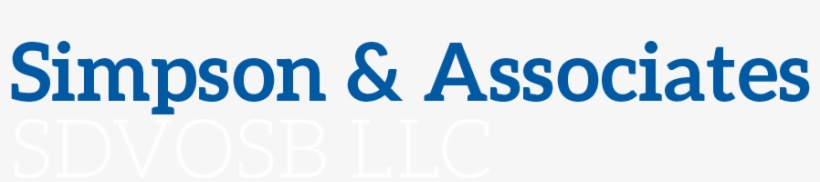 Simpson & Associates Sdvosb Llc - Sign, transparent png