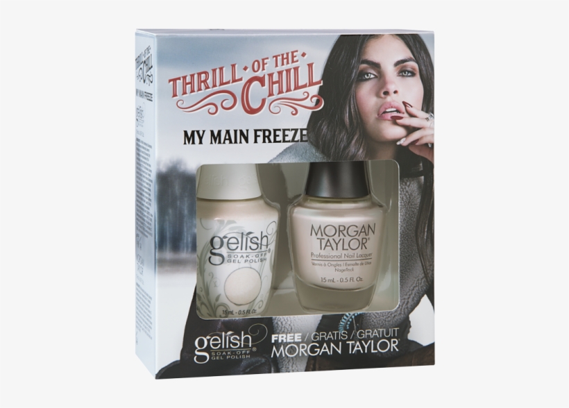 Gelish Gel Polish Morgan Taylor My Main Freeze 15 Ml - Morgan Taylor, transparent png