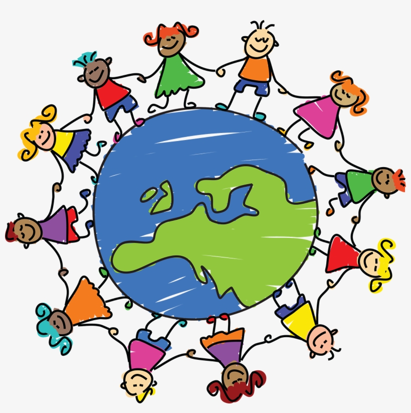 Two Weeks Ago I Was Approached By Cheriz, A Fellow - Globe With Kids Clip Art, transparent png